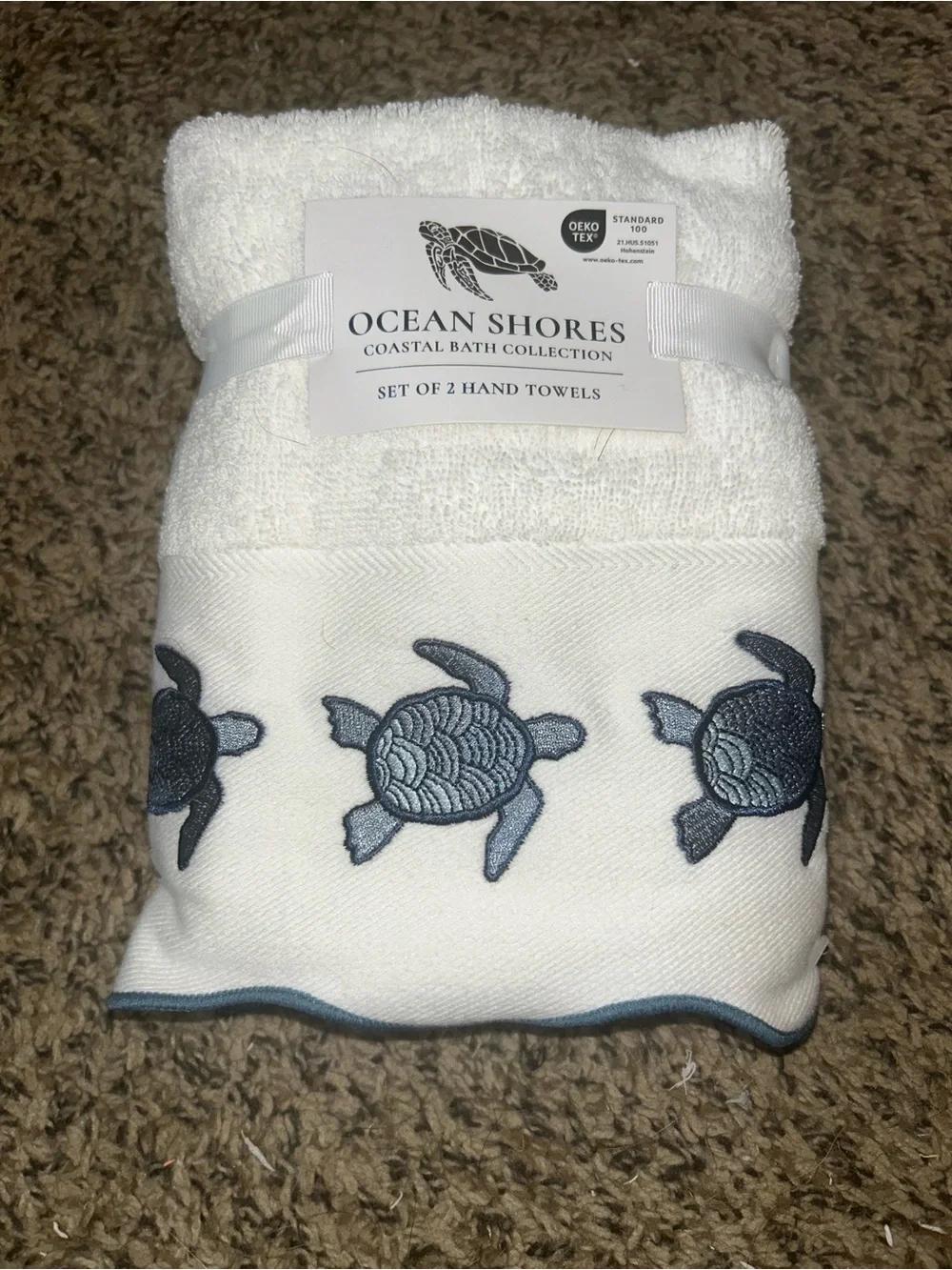 Sea Turtle Hand Towel Set